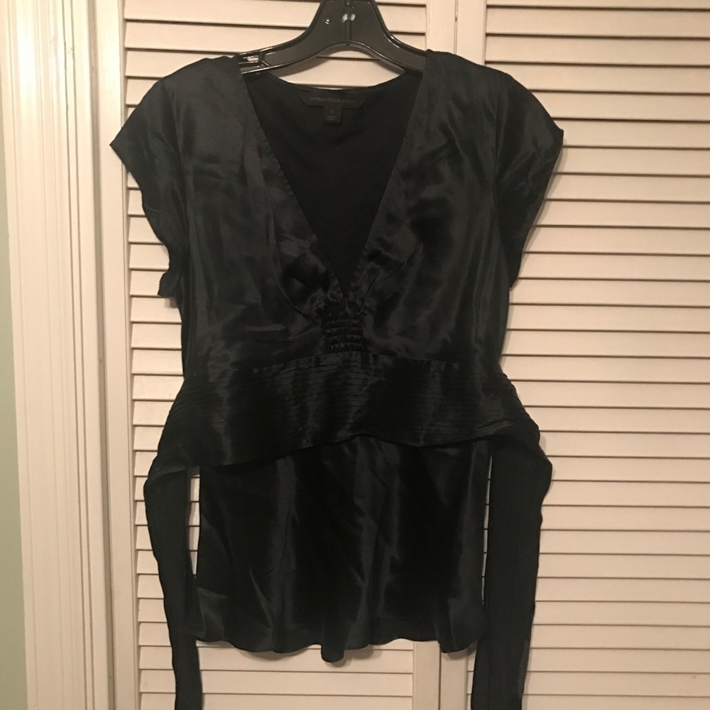 Black Silky Shirt